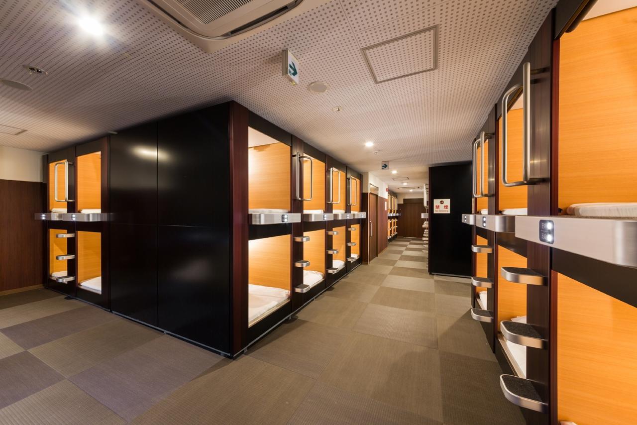 Sauna & Capsule Hotel Rumor Plaza Kjóto Pokoj fotografie